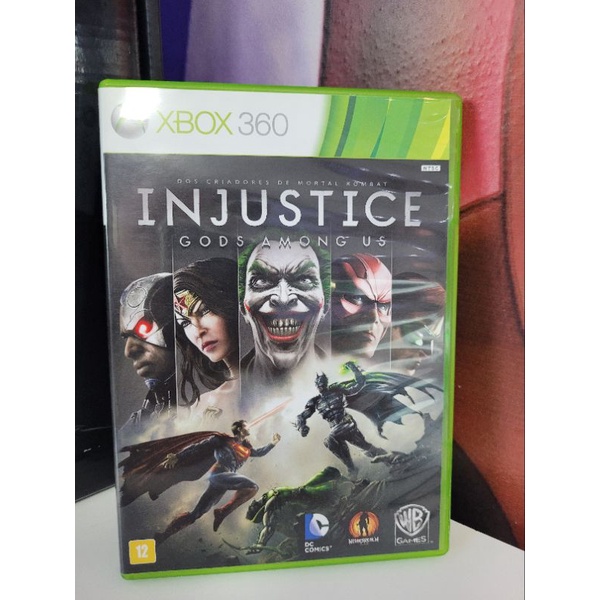 Injustice Gods Amongs Us - Xbox 360 Mídia Física Usado - Mundo Joy Games -  Venda, Compra e Assistência em Games e Informática