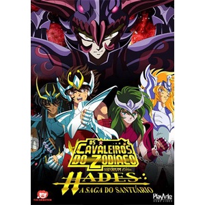 DVD Cavaleiros do Zodiaco Saga Hades Completa (Santuario, Eliseos e  Inferno) Dublados