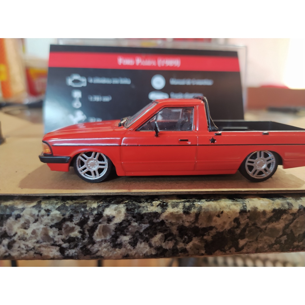 Miniatura Volkswagen gol bx 1981 personalizado rebaixado e com