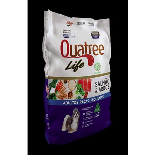 Ração Quatree Life Premium Especial Gatos Castrados Sabor Frango e