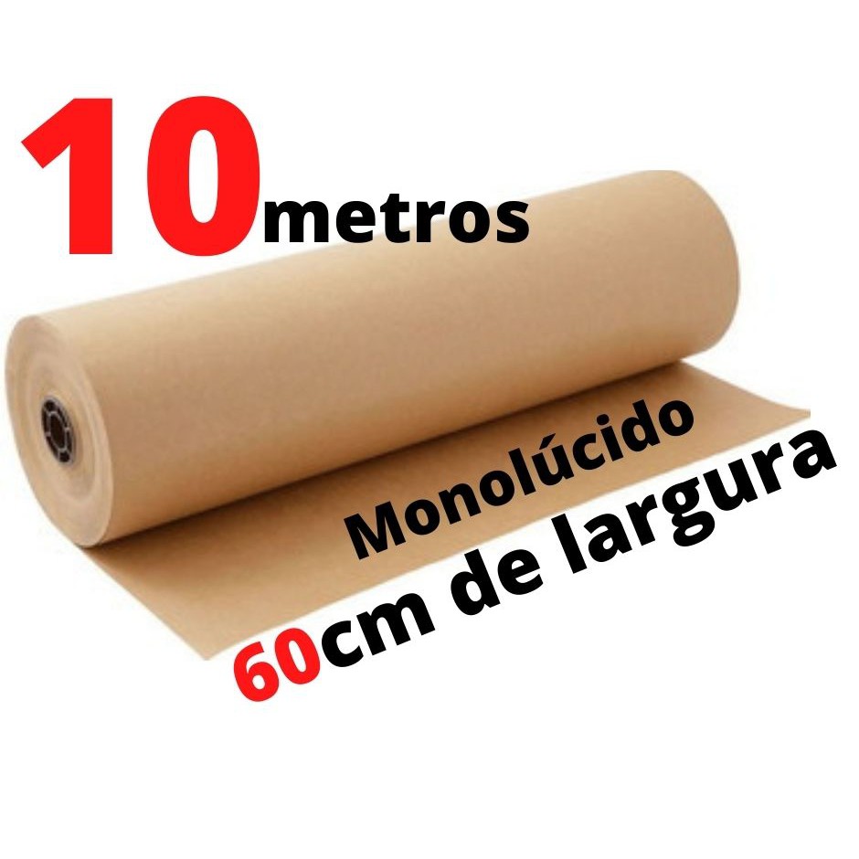 Papel Kraft 80g Com 90cm De Largura x 50 Metros Monolúcido, Magalu  Empresas