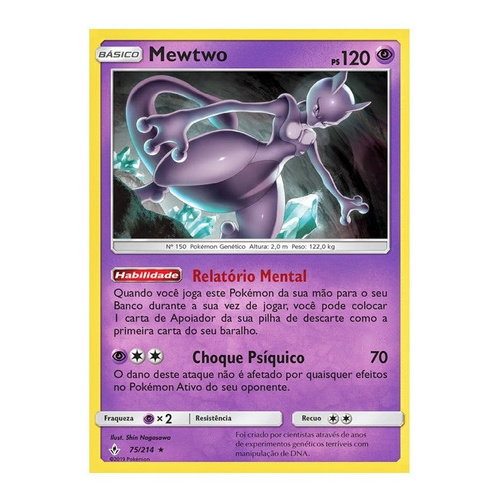 Pokemon Lendário Mewtwo De Armadura Nº 150 Pokemon Go