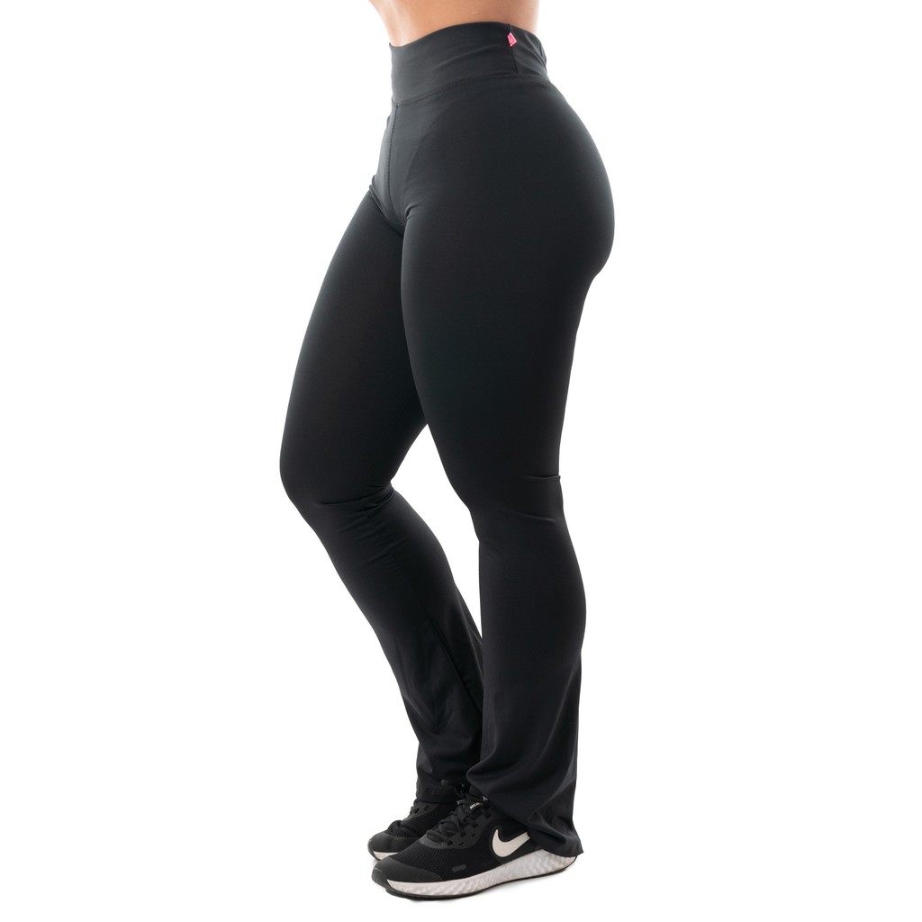 Calças Flare Yoga para Mulheres, Leggings Flare Cintura Alta, Calças de  Pernas Largas, Treino Fitness, Calças de Dança Latina - AliExpress