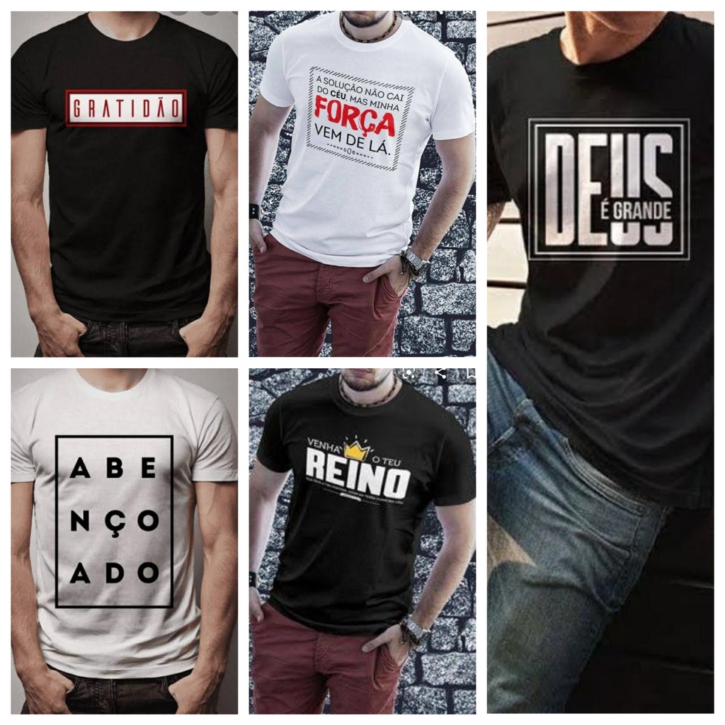 Camiseta Masculina Fbi Firm Believe In Jesus Gospel em Promoção na