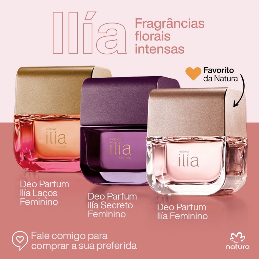Perfume Natura Ilía Feminino Deo Parfum - 50ml