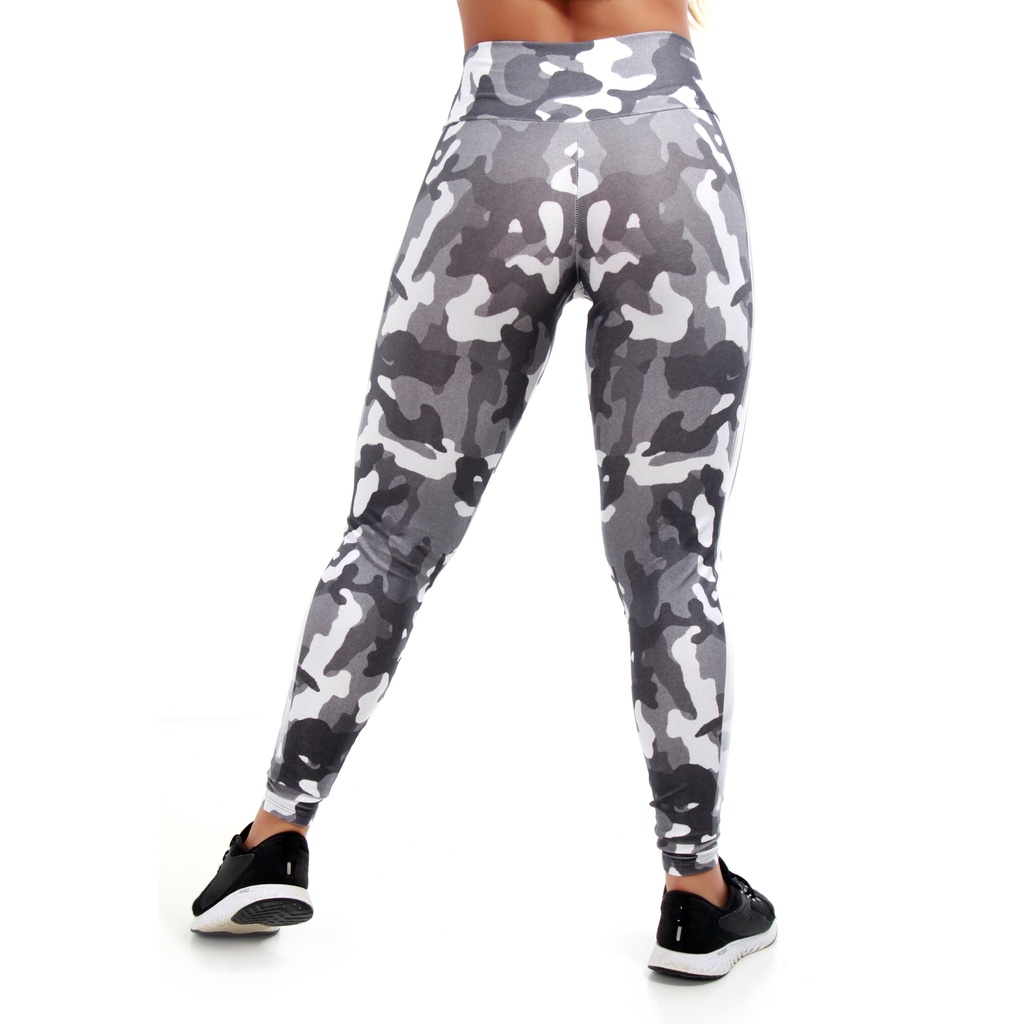 Calça Legging Sublimada Fitness Feminina Academia