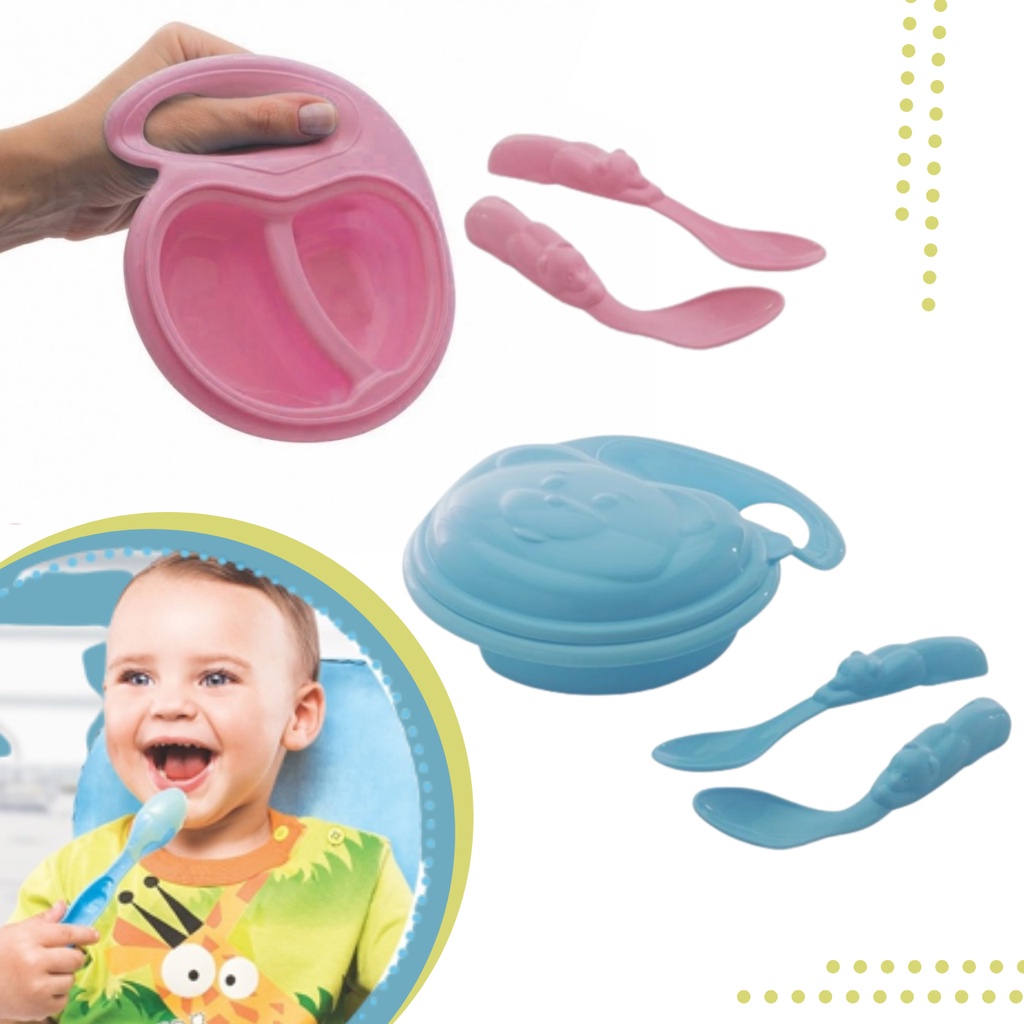 Set Bol Walrus + couvert – Baby Pur