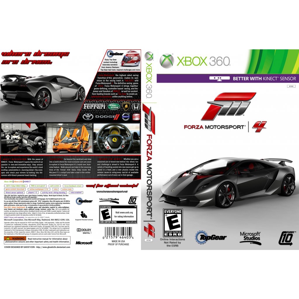 Topper Jogo Forza Horizon - Arte Digital