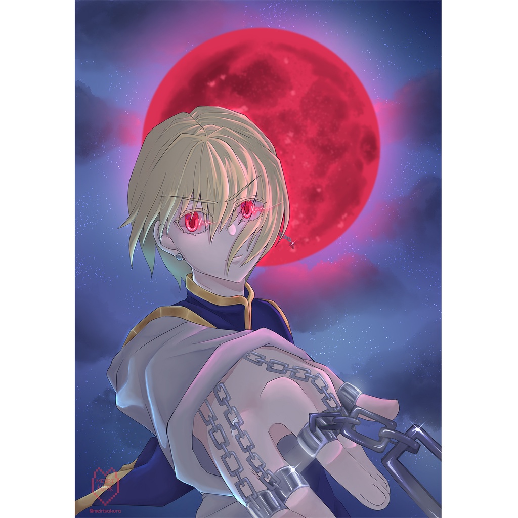 Poster Fotográfico Adesivo Anime Hunter X Hunter Kurapika