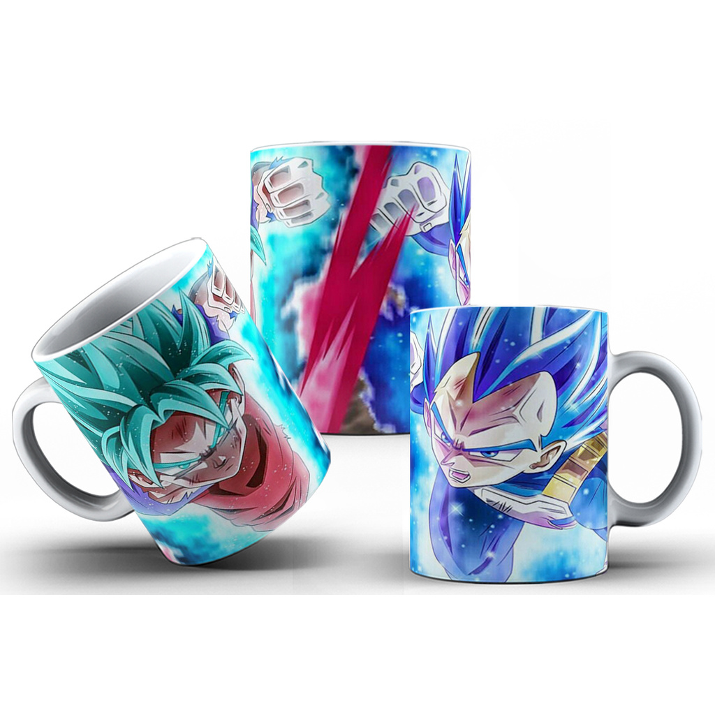 Caneca Polímero Dragon Ball Vegeta Personalizada