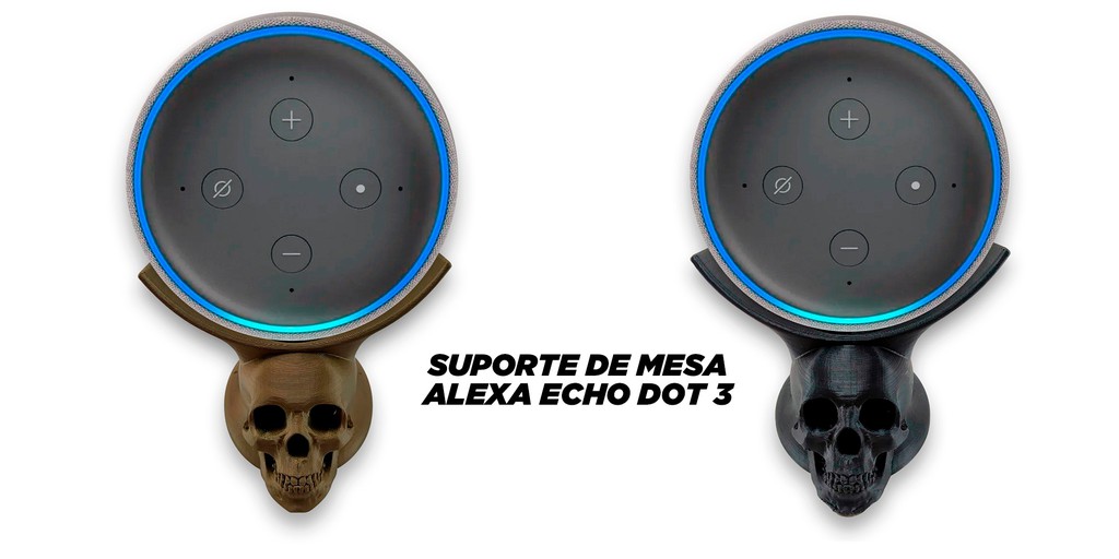 Suporte Para Alexa Echo Dot 3 Mãozinha Wandinha Família Addams