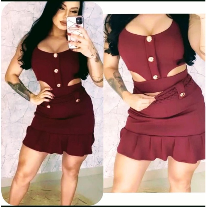 Saia de best sale crepe madame