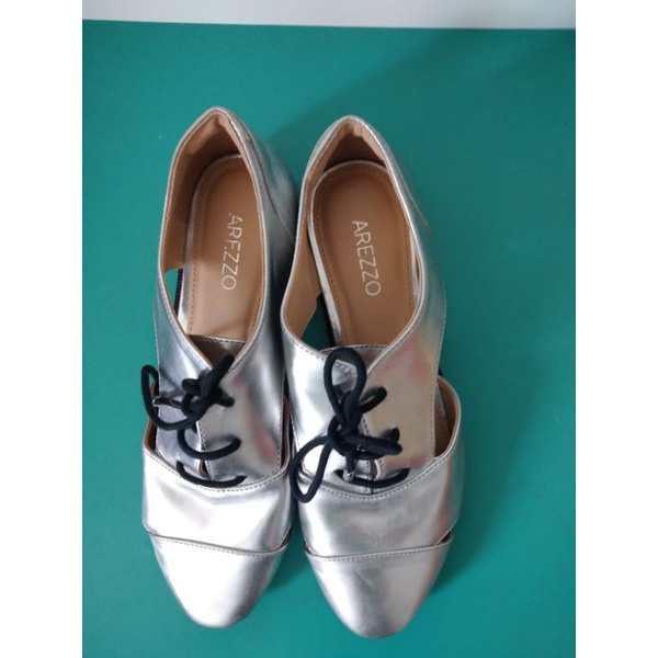 Sapato feminino Oxford Arezzo Shopee Brasil