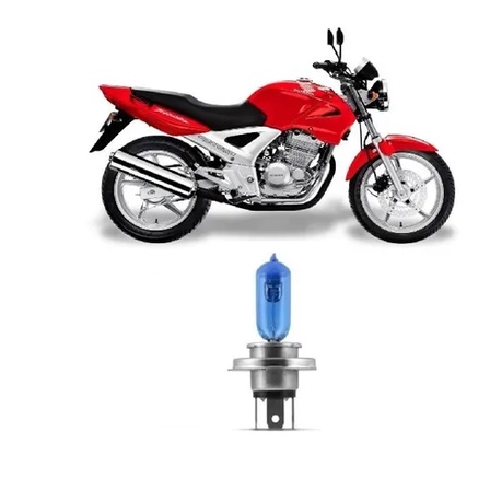 Lâmpada Ultra Led Farol Moto Honda Cbx 250 Twister 2007 2008 na