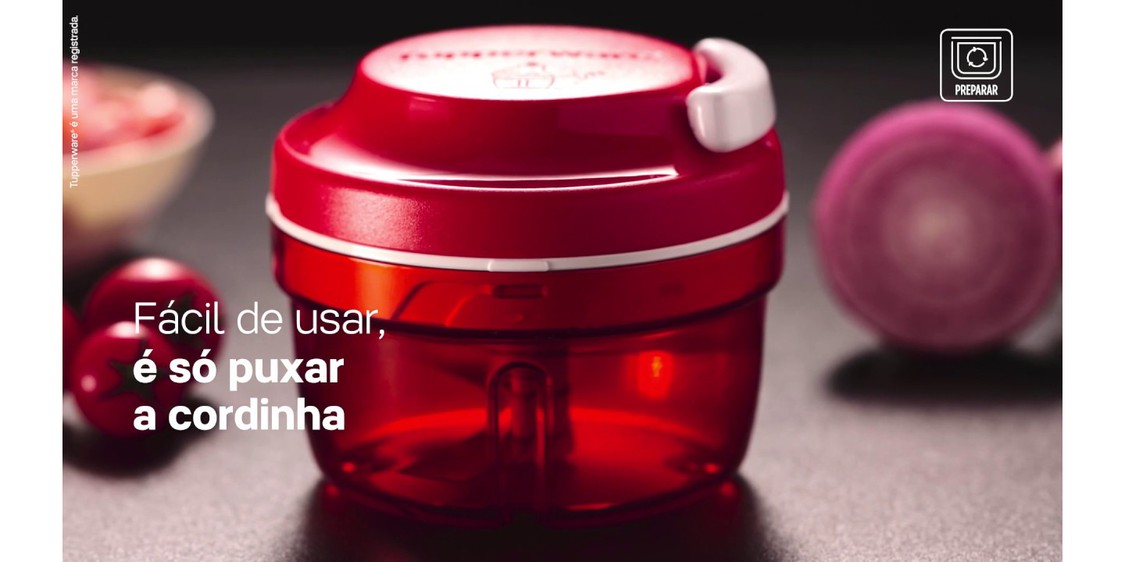 Tupperware Espremedor de Frutas Plus 300ml Vermelho - Loja Chefe