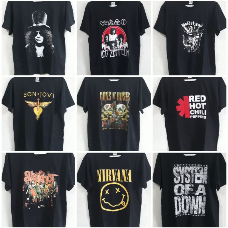 Camisas de rock no hot sale atacado