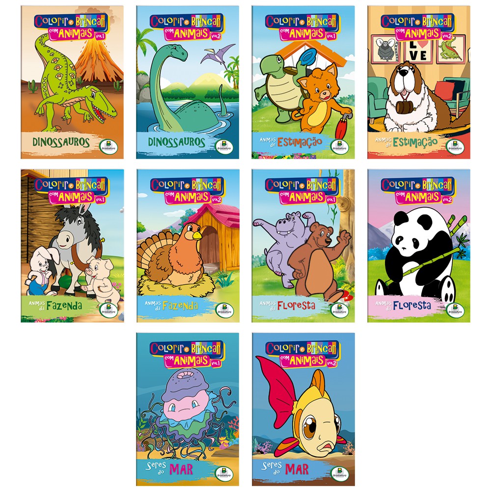 Vale Das Letras: Livro Infantil para Colorir Super Kit Dinossauros