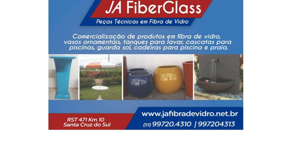 Vaso decorativo em fibra de vidro Elegance - JA FiberGlass