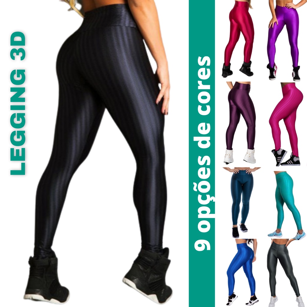 Calça Legging 3D - Roupas Femininas