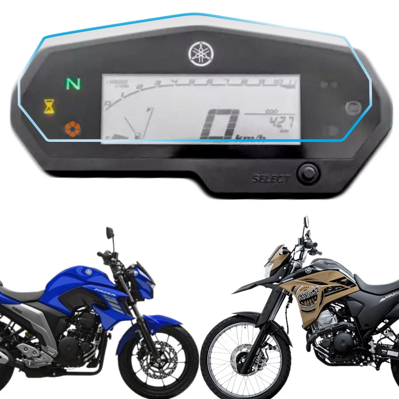 Película Protetora Painel Digital Nova Yamaha Crosser 150 2023 Z / S ABS