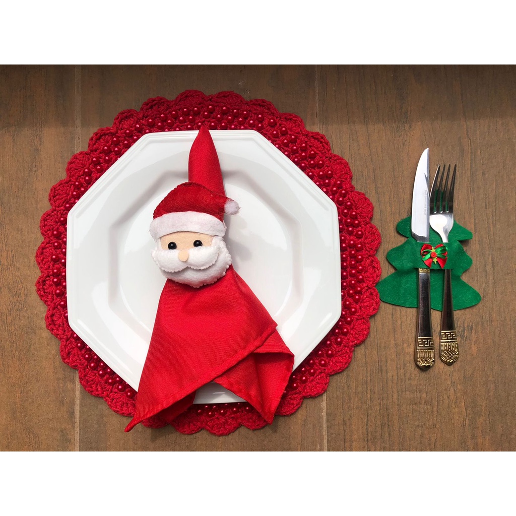 TEHAUX 1 Peça Quebra-Cabeça Decoração De Natal Mesa De Jantar Decoração  Kits De Ponto Cruz Natal 5D Kit De Pintura De Broca Completa De Natal Kits  De