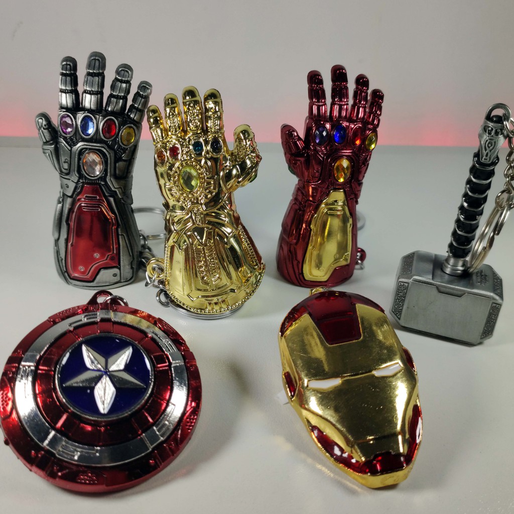 Marvel metal chaveiro avengers homem de ferro máscara chaveiro jóias moda  casal carro chaveiro saco ornamento - AliExpress