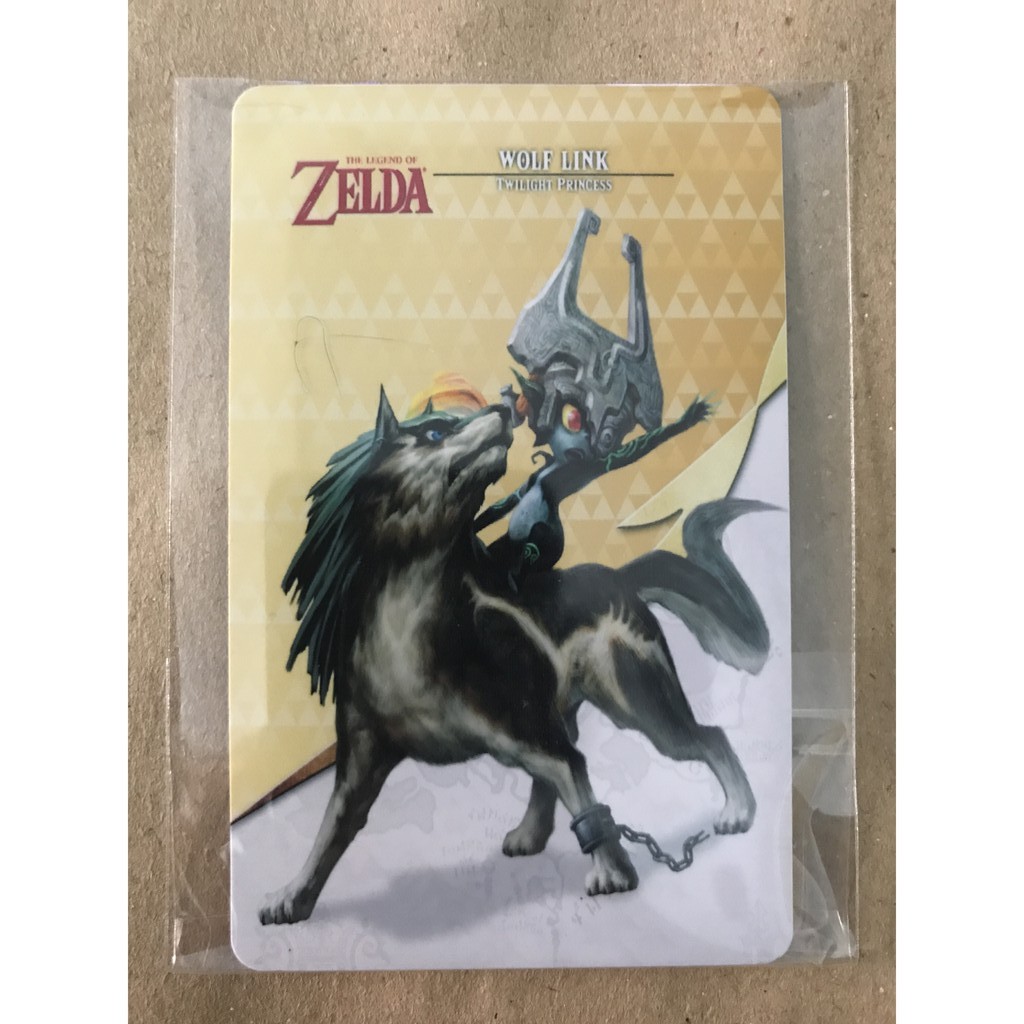 Wolf link best sale amiibo card