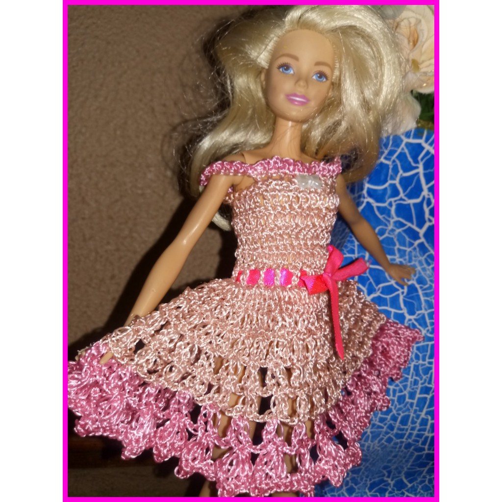 Roupas para Barbie de crochê passo a passo - Artesanato Passo a Passo!