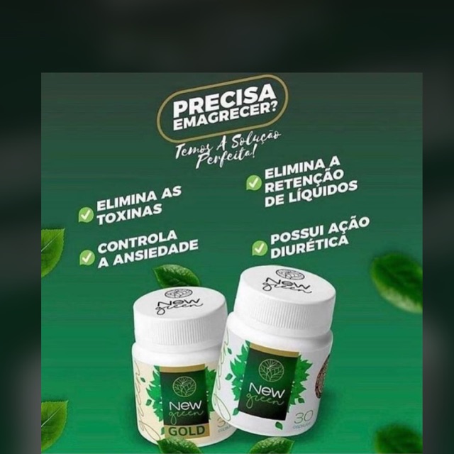 Mariana emagrecedores naturais - O que é o new green ❓ New green