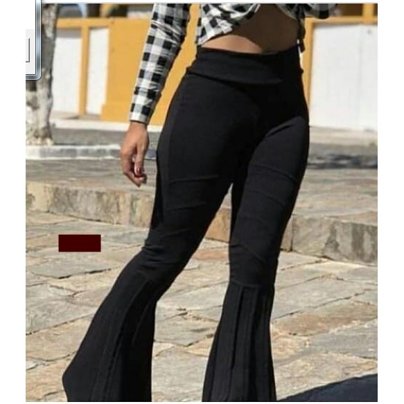 Calça social boca store de sino feminina