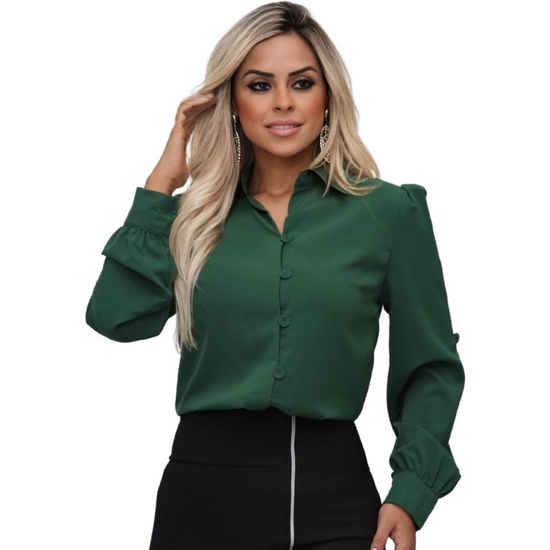 Camisa store executiva feminina