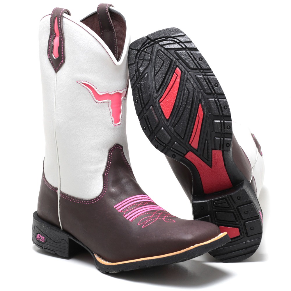 Bota cano alto country sales feminina