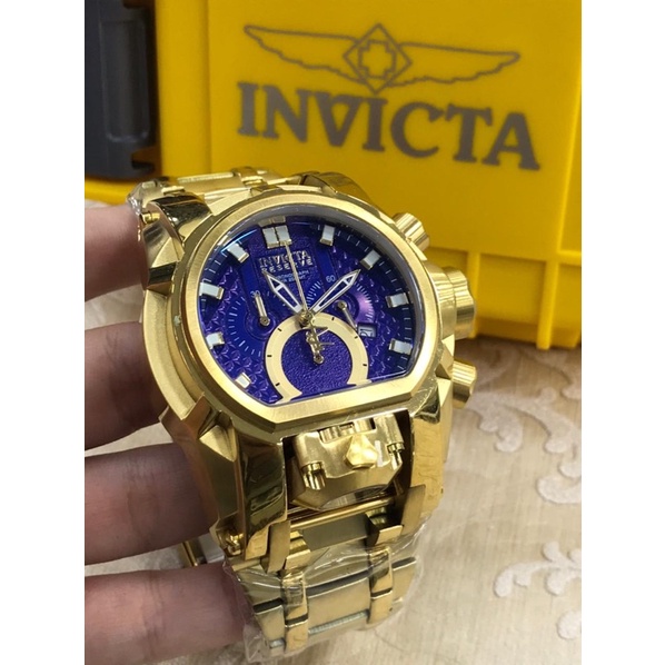 Rel gio Invicta Reserve Bolt Zeus Magnum 25209 Blue Gold 18k