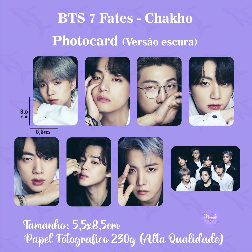 BTS 7 Fates CHAKHO PHOTOCARD TEMPLATES