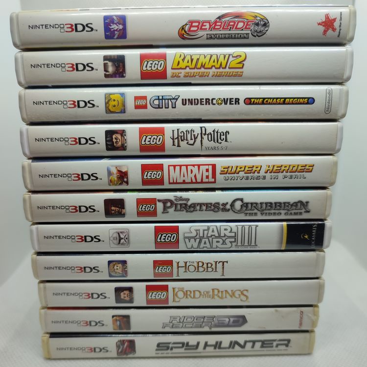 Nintendo 3DS; LEGO Marvel Avengers, LEGO Harry Potter, LEGO Batman 3,  Beyblade,+