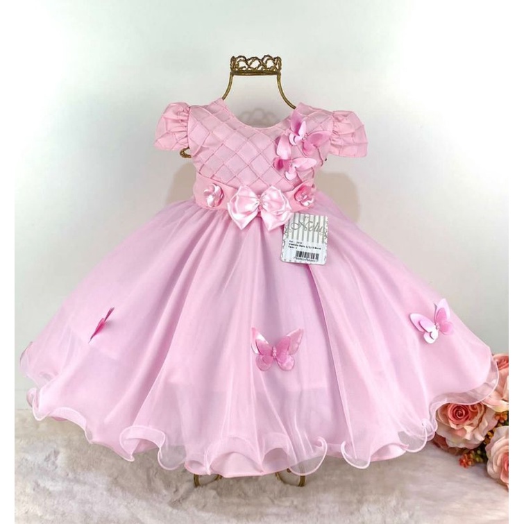 Vestido infantil sales para 1 ano