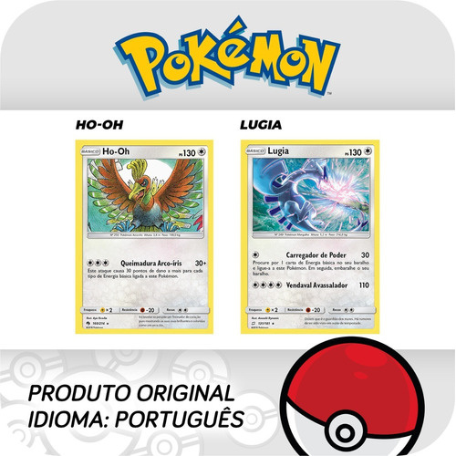 Kit Carta Pokémon Lendário Moltres Articuno E Zapdos Pt Br