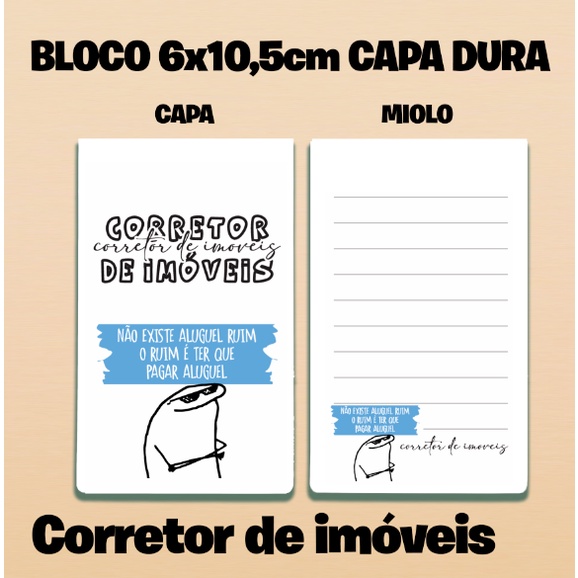 BLOCO FLORK DIVERSOS 10x15 Capa Dura