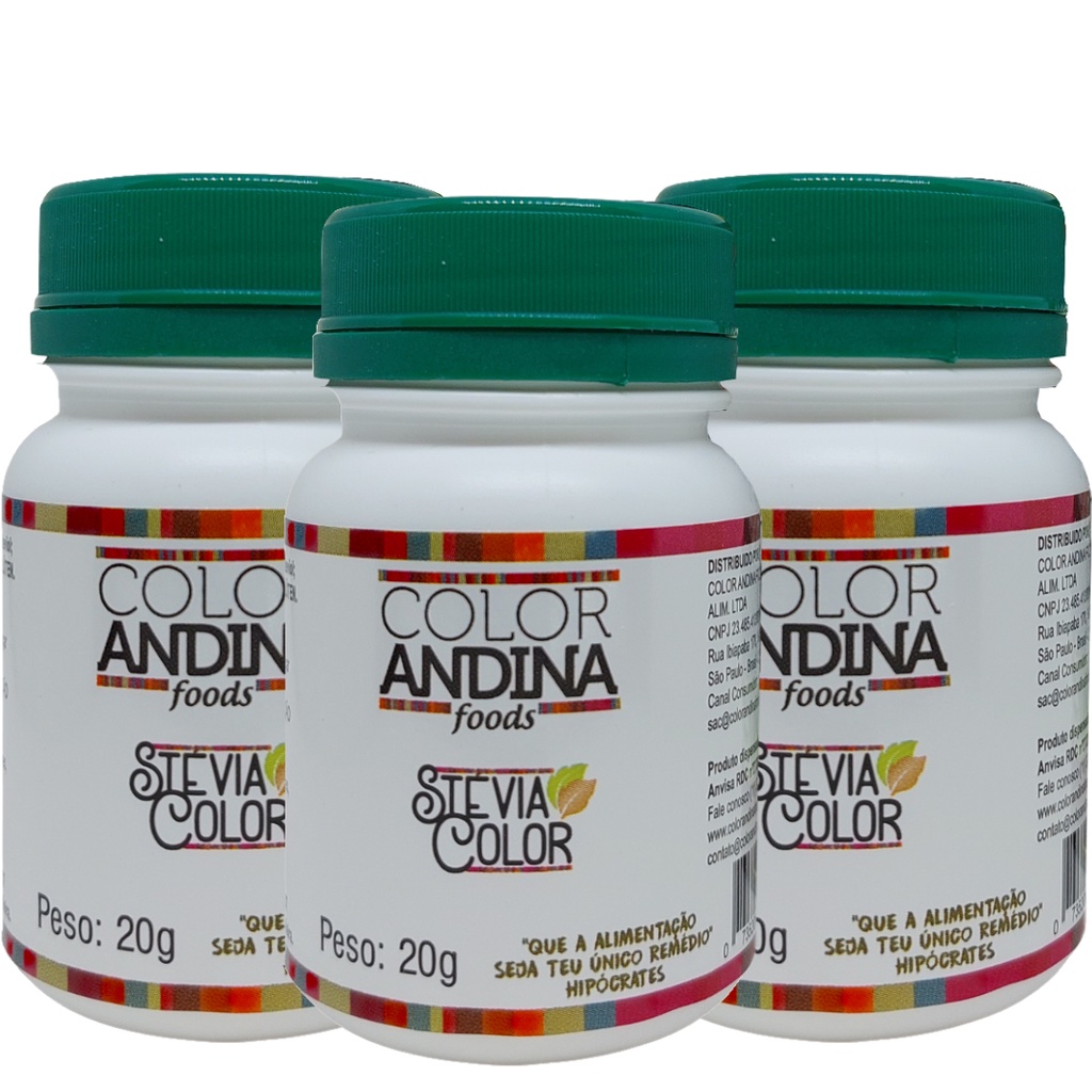 Adoçante stevia da Color Andina 100% natural