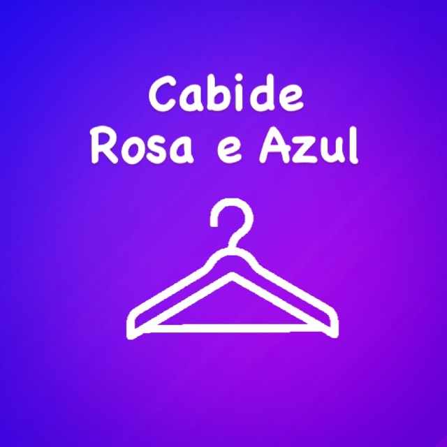 O cabide Rosa e Azul, Loja Online | Shopee Brasil