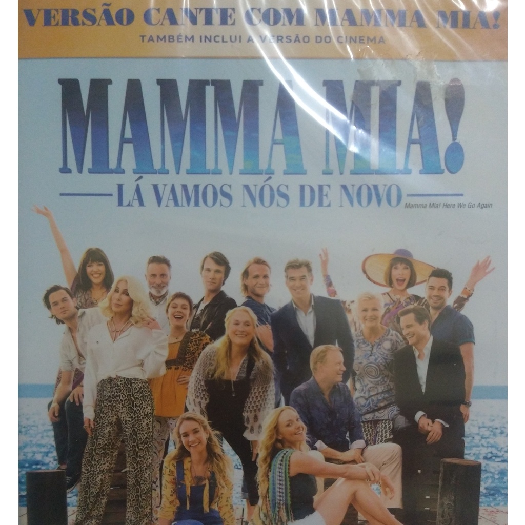 DVD - MAMMA MIA: LÁ VAMOS NÓS DE NOVO!