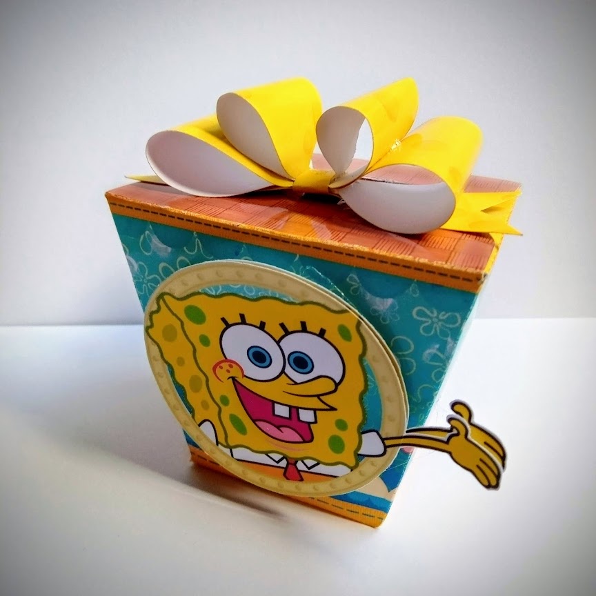 caixa sushi bob esponja - OrigamiAmi