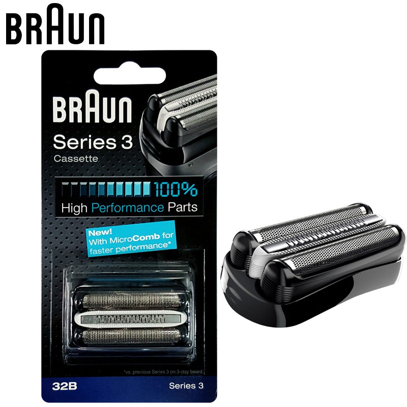 Barbeador Eletrico Braun Series 3 (310s) Shaver Preto/Azul