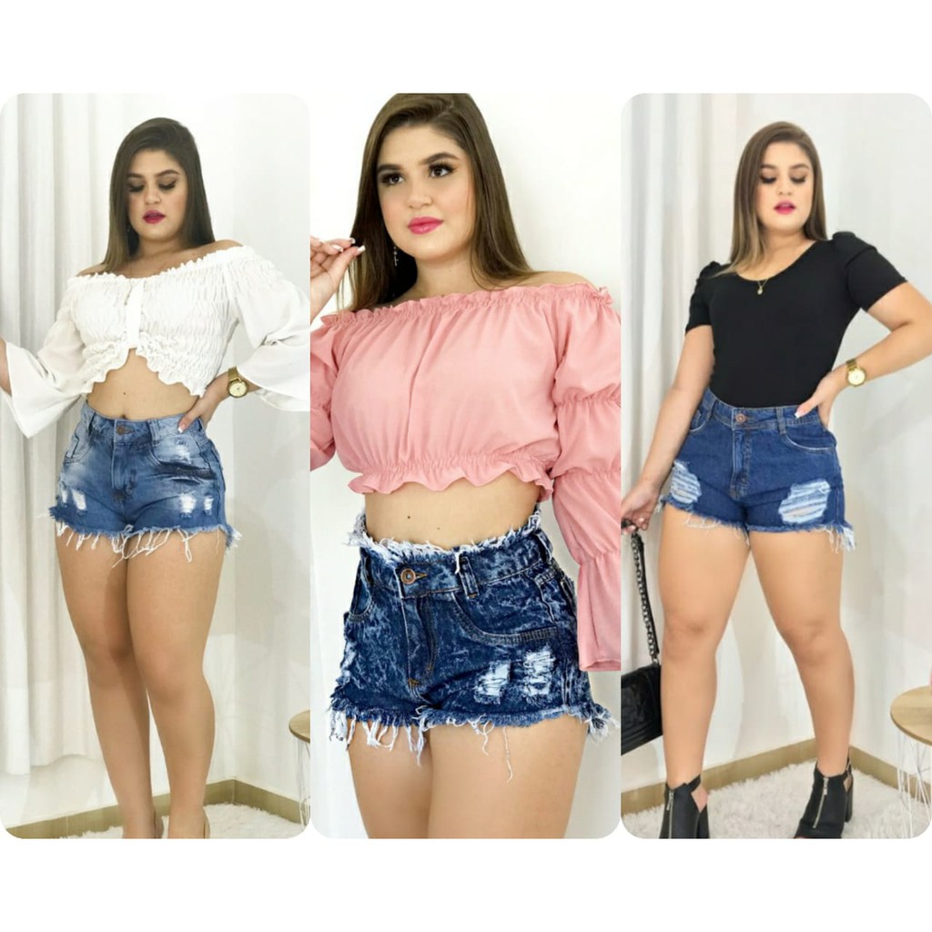 Short jeans store feminino para revenda