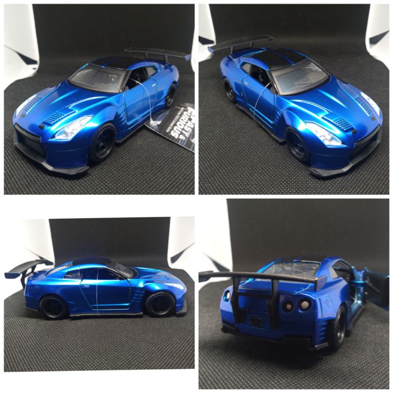 Brian s Nissan Skyline GT-R BNR34 Velozes e Furiosos Jada Toys 1:24 - 17  anos! Loja on-line de miniaturas colecionáveis!