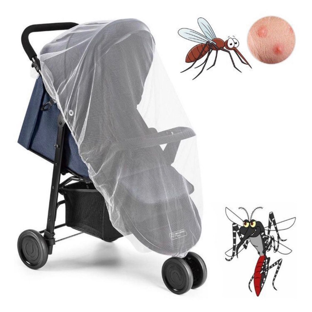 Mosquiteiro Para Carrinho Bebê Conforto Tamanho Universal 1,00x1,50cm  Proteção Contra Insetos Rede Protetora de Pernilongo Anti... | Shopee Brasil