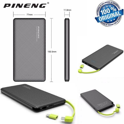 [PRODUTO ORIGINAL] Carregador Pineng Power Bank Bateria Portátil 10000Mah  Pn-951 Slim