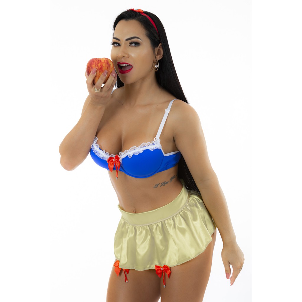 Fantasia Branca De Neve Pimenta Sexy Sex Shop Fantasia Erótica Sensual