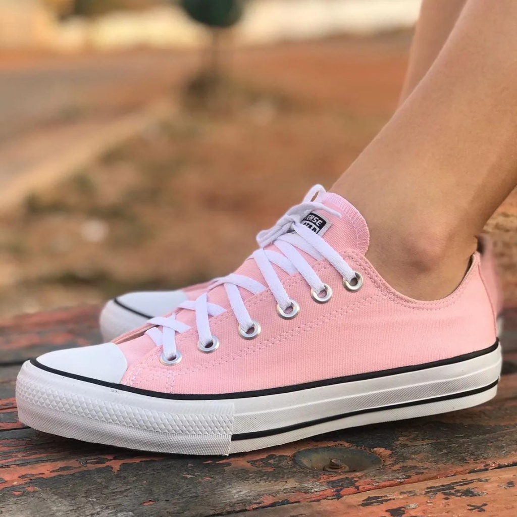 All Star Tradicional Rosa Claro Shopee Brasil