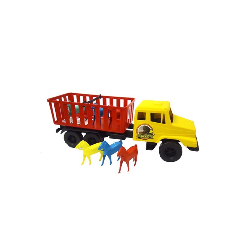 Caminhão boiadeiro de plástico e madeira - A Popular - Sua loja de todos os  dias!